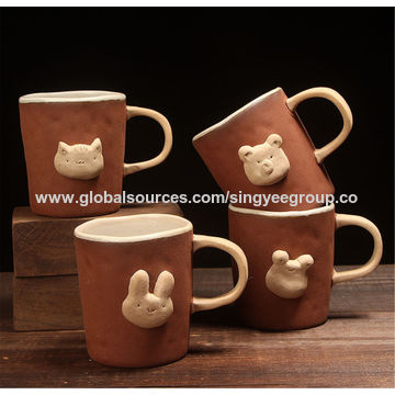 Buy Wholesale China Fat Couple Mug Creative Ins Coffee Cup Cute Drinking Cup  Ceramic Cup Gift Box Set & Mark Fat Couple Coffee Mugs at USD 2