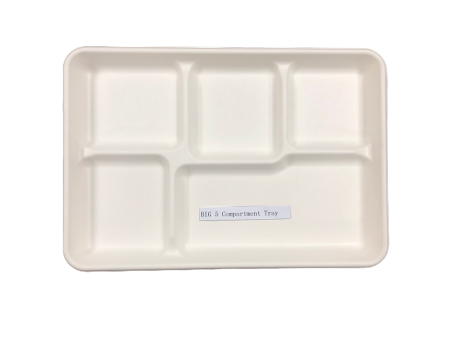 Takeaway Food Packaging Disposable Bagasse Tray Multi-Compartment Bento Box  Lunch Box Meal Preparation Container Microwave - China Disposable 5  Compartment Tray and Custom Biodegradable Food Tray price