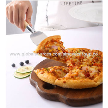 Pizza Knife, Stainless Steel Pizza Knife Shovel, Pizza Roller Knife, Pizza  Cutter Wheel With Handle, Round Single Wheel Pie Knife, Pizza Serving  Shovel, Pizza Cutter Shovel, Dough Cutter Shovel, Kitchen Essentials,  Kitchen