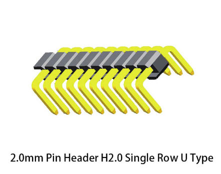 China 2.0mm Pin Header H2.0 Single Row U Type on Global Sources,Pin ...