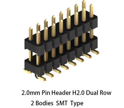 China 2.0mm Pin Header H2.0 Single Row U Type on Global Sources,Pin ...
