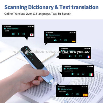 Achetez en gros Newyes écran Tactile Multi-langue Scanner Traducteur Stylo  Pour La Traduction Instantanée De Texte Chine et Traducteur De Langue à  72.9 USD