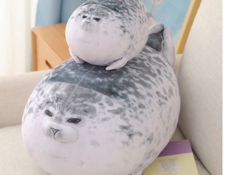 Japan Osaka Seal Pillow Soft Stuffed Plush Toy Doll Seal Doll Aquarium Kids Gift 