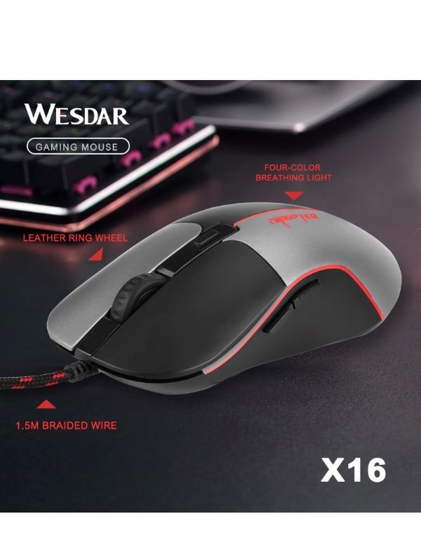 havit gaming mouse breathing lights