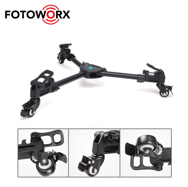 China Photography Professional Heavy Duty Tripod Dolly for DSLR Camera