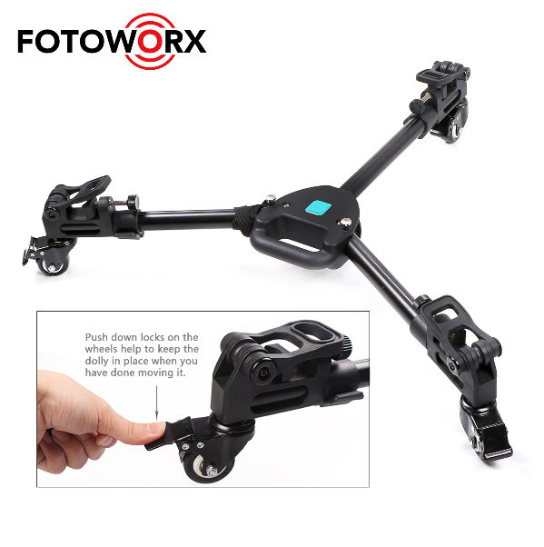 China Photography Professional Heavy Duty Tripod Dolly for DSLR Camera