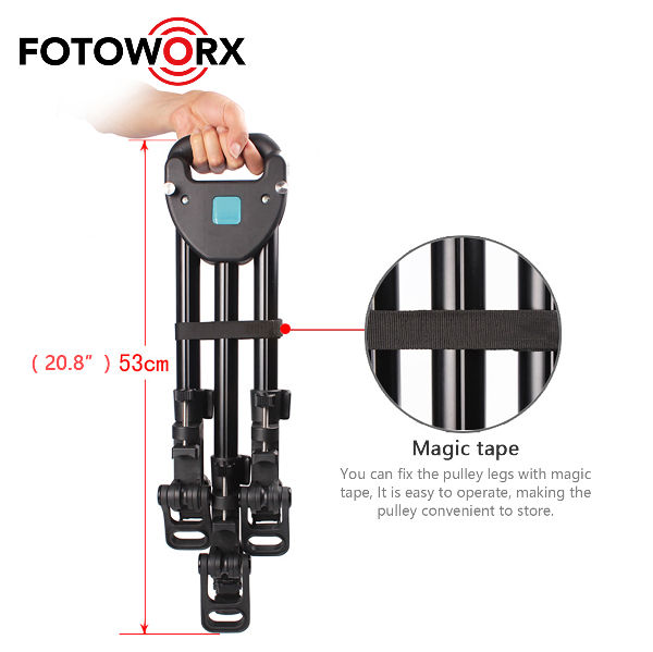China Photography Professional Heavy Duty Tripod Dolly for DSLR Camera