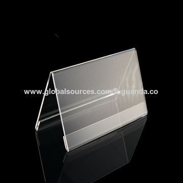 Acrylic Cube Card Holder - Plexiglass