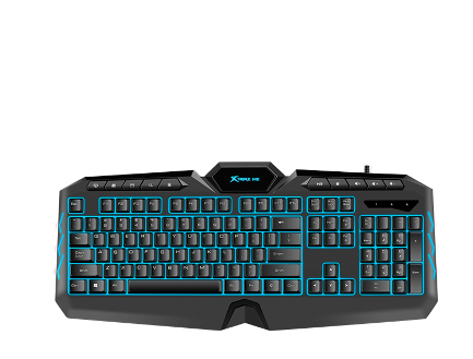 Keyboard Color Usb China XTRIKE ME Factory Gaming Keyboard7 colors LED backlit USB ...