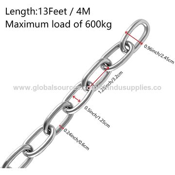 China Stainless Steel Chain with Shackle for Guardrail, Swing, Lifting ...