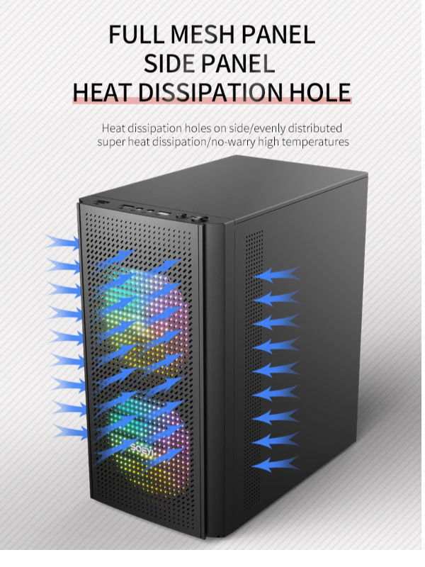 China Computer cases towers rgb pc case gaming pc computer cabinet for ...