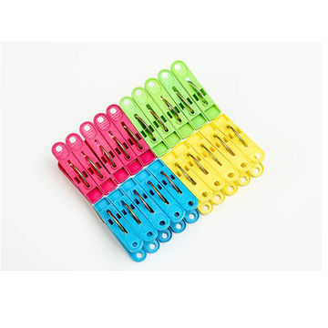 Buy Wholesale China Colorful Plastic Clothes Pegs Heavy Duty Laundry  Clothes Pins Clips Air-drying Clothing Pin Set & Clothes Pegs at USD 0.19