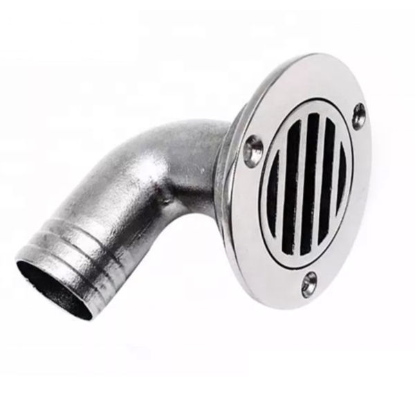 China Wholesale 316 Stainless Steel Marine Weldable Cockpit Drain For Boat on Global Sources