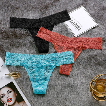 Charming Women Sexy Thongs with Crossed Belts Breathable Low Waist Cotton  Panties - China Women Lingerie and Thong Underwear price