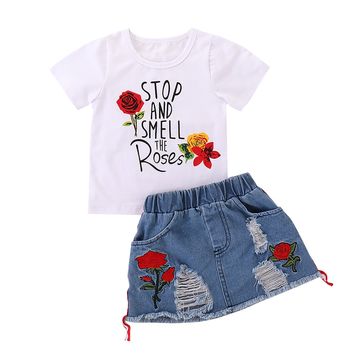 Lovely Kid Baby Girls Clothes Sets Summer Cotton Sleeveless Tops Shorts  2PCS Outfit Fashion Clothing - China Unisex Jacket and Black Jeans price