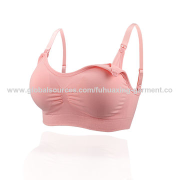 Buy China Wholesale Seamless Bra, Pregnant Women's Underwear, Front Open  Button, Nursing Bra, Can Feed Without Wire & Seamless Bra $2.5