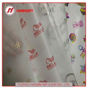 Buy Wholesale China Custom Brands Flower Wrapping Paper Two-color  Double-sided Names Printed Wrapping Tissue Paper & Tissue Paper at USD  0.019