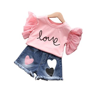 Custom Summer High Quality 100% Cotton Top and Bottom Fashion Kids Set  Pleated Edges Sleeveless Top Baby Kids Children Clothes - China Children  Clothes and Baby Set price