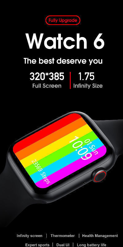 W26 Plus Waterproof 44mm Screen Bluetooth Series 5 6 Android Smartwatch W26  Plus Smart Watch, W26 Plus Smart Watch w26+ series 6 - Buy China Smartwatch  on Globalsources.com