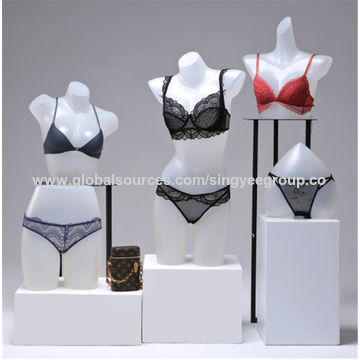 Underwear Model Display Stand Male And Female Half-Length Gathered Bra  Underwear Display Props Mannequin Garment Accessories