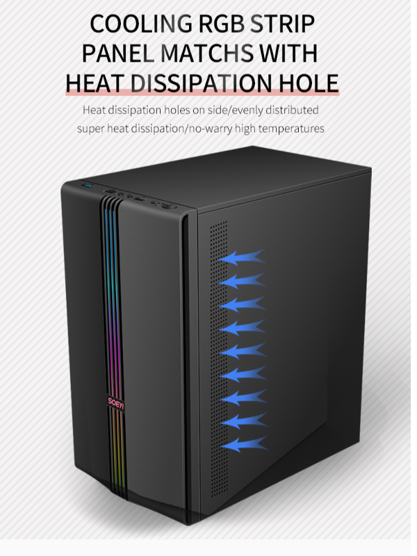 Ref Case Pc China Computer cases towers rgb pc case gaming pc computer cabinet for ...