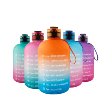 China Gallon Water Bottle with Time Marker -Proof BPA Free Durable ...