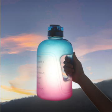 China Gallon Water Bottle with Time Marker -Proof BPA Free Durable ...