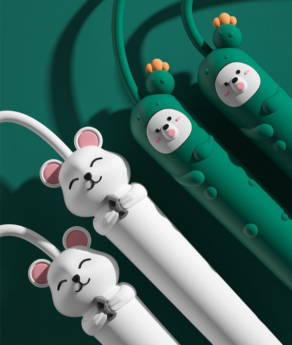 Animal Jump Rope China Imitation Silicone cartoon Jump Rope Cartoon Animal Fitness Kids ...