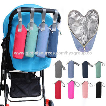 Baby Stroller Milk Bottle Thermal Bag Hanging Water Bottle Insulate Warmer  Pouch