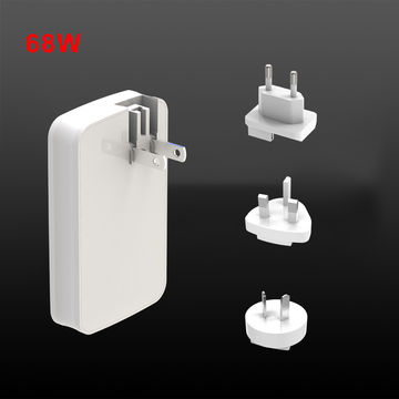 China Dual USB C 68W GaN Ultra Thin PD Charger on Global Sources,Ultra ...