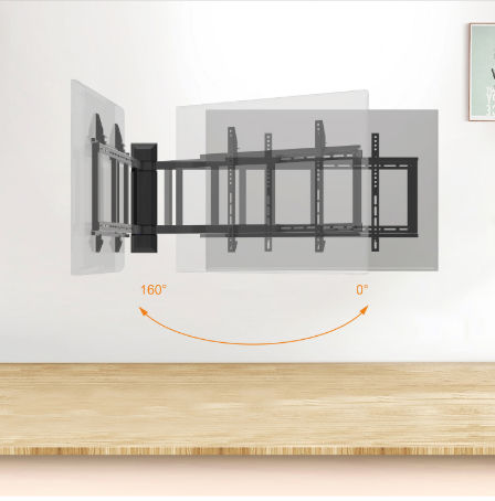 China Max VESA 400x400mm extra large motorised TV wall bracket on ...