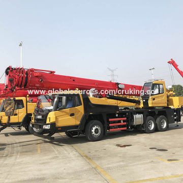 China Cruking 30on Truck Crane 5sections Stc300e Stc300s On Global 