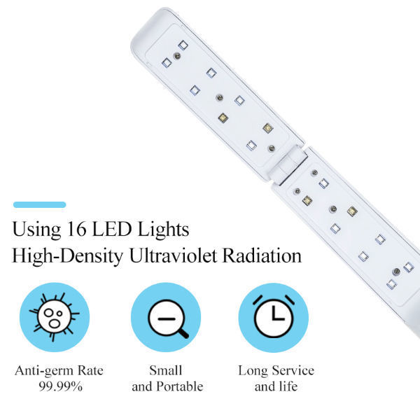 Home&Office LED UV Germicidal Light Portable UV-C Disinfection Lamp Sterilizer