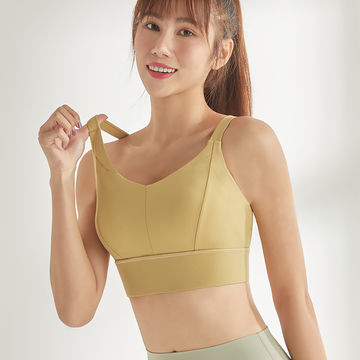 Plus Size Sports Bra Woman Female Underwear Summer Tank Top Seamless Bras  Without Underwire Gym Sportwear Summer Cool Running Thin Seamless Bras -  China Posture Corrector Back Straightener and Unpadded Bra for