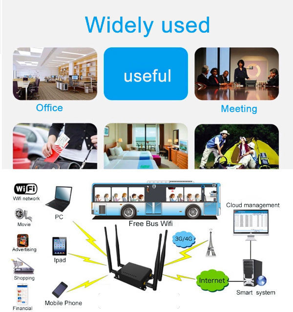 Industrial Router Wrt China OPEN WRT Industrial Gigabit port mobile network 4G Router ...