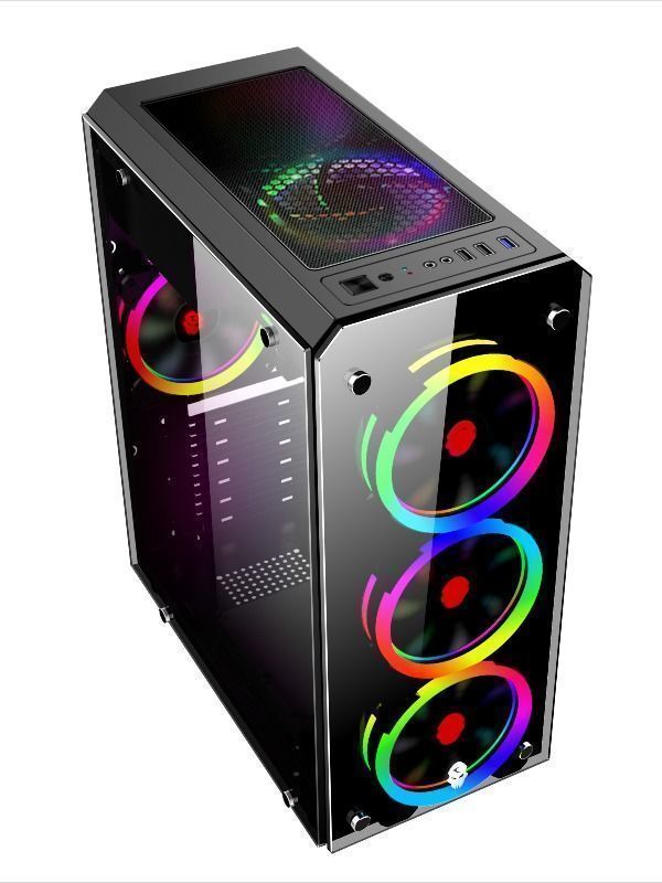 Computer Case for Office Hot Sales Cheaper School, RGB Gaming Computer