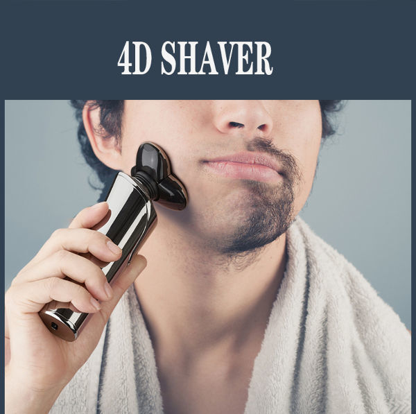 China 3 heads electric shaver LED LCD Display Waterproof Shaving Heads