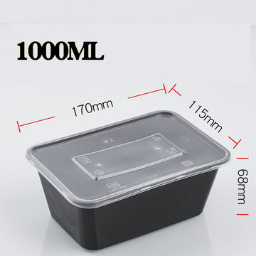 500-1000ml Food Grade Microwavable Disposable Plastic Takeaway Clear Food  Container - China 1000ml Takeaway Containers and 1000ml Plastic Disposable  Food Container price