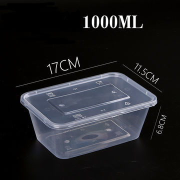 Buy Wholesale China Food Storage Containers Plastic Disposable Insulated  Reusable Boxes With Lids & Food Storage Containers at USD 0.058