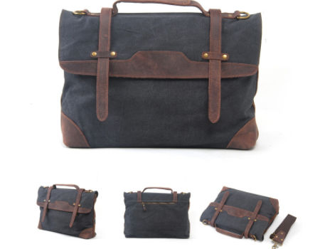 vintage leather computer bolsa