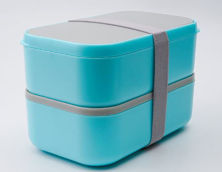 Buy Wholesale China Customized Large Stackable Food Containers With Cutlery  And Divider Lunch Box Bento & Food Containers at USD 3.72