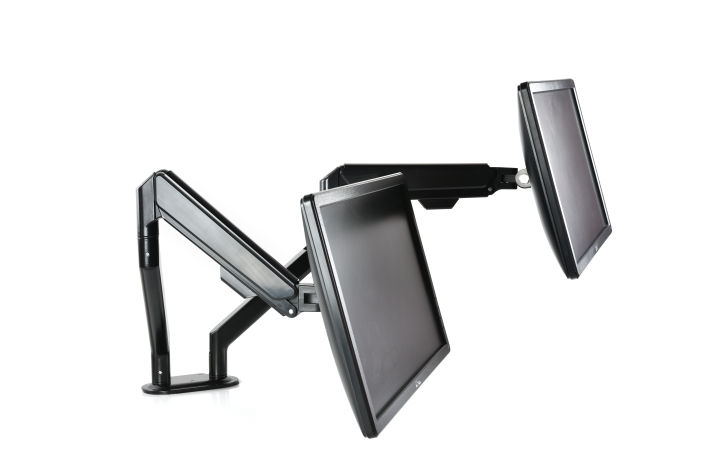 Dual-Monitor Arm 180 Degree