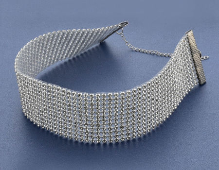 Fashion Women Full Diamond Crystal Rhinestone Choker Necklace Wedding Jewellery 