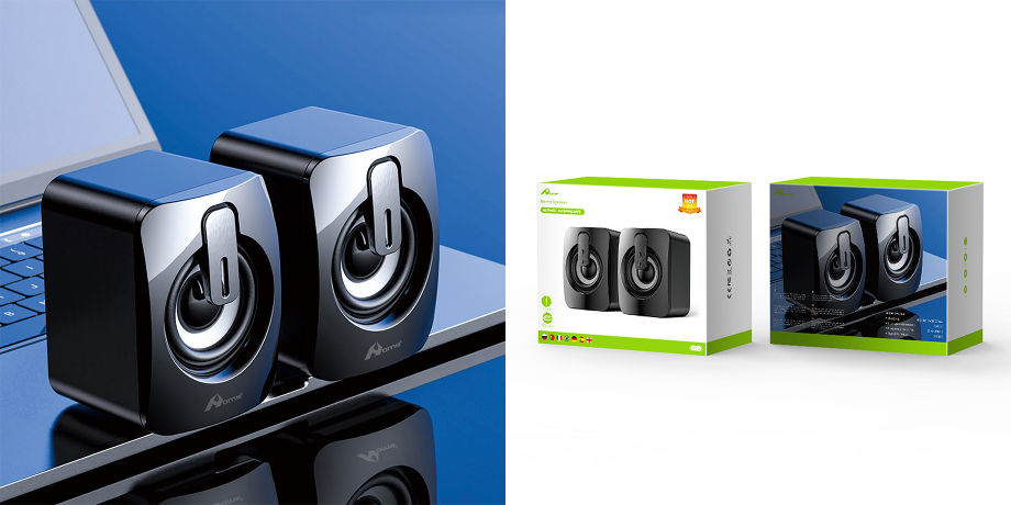 Compre Un Par Pequeños Altavoces En La Mesa Atada Alambre, Subwoofer De Alta Calidad Del Universal Del Usb y Mini Portátil Del Bluetooth de China por 1.92 USD