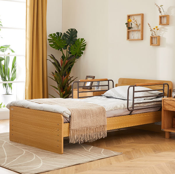 Electrically Adjustable Bed, Bed Frame Side Panels