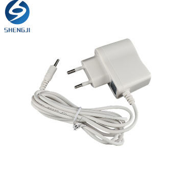 3W 6V0.5A EU Plug White AC DC POWER ADAPTER with DC Connector 3.5mm CE ...