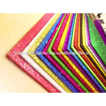 glitter foam sheets products for sale