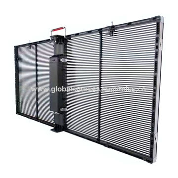 Led Display indoor Transparent P3.91mm Led Mesh Screen For Advertising -  indoor outdoor led video display screen manufacturer