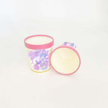 China Hot sell white kraft paper cups Christmas gift box with paper lid ...