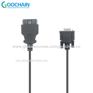 DB9 To OBD2 Cable 1 Meter - RS232 Female To OBDII Male Diagnostic Adapter Connector